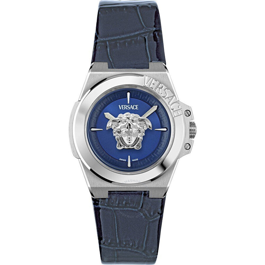 Versace Hera Quartz Blue Dial Ladies Watch VE8D00124 - Dawson Watches
