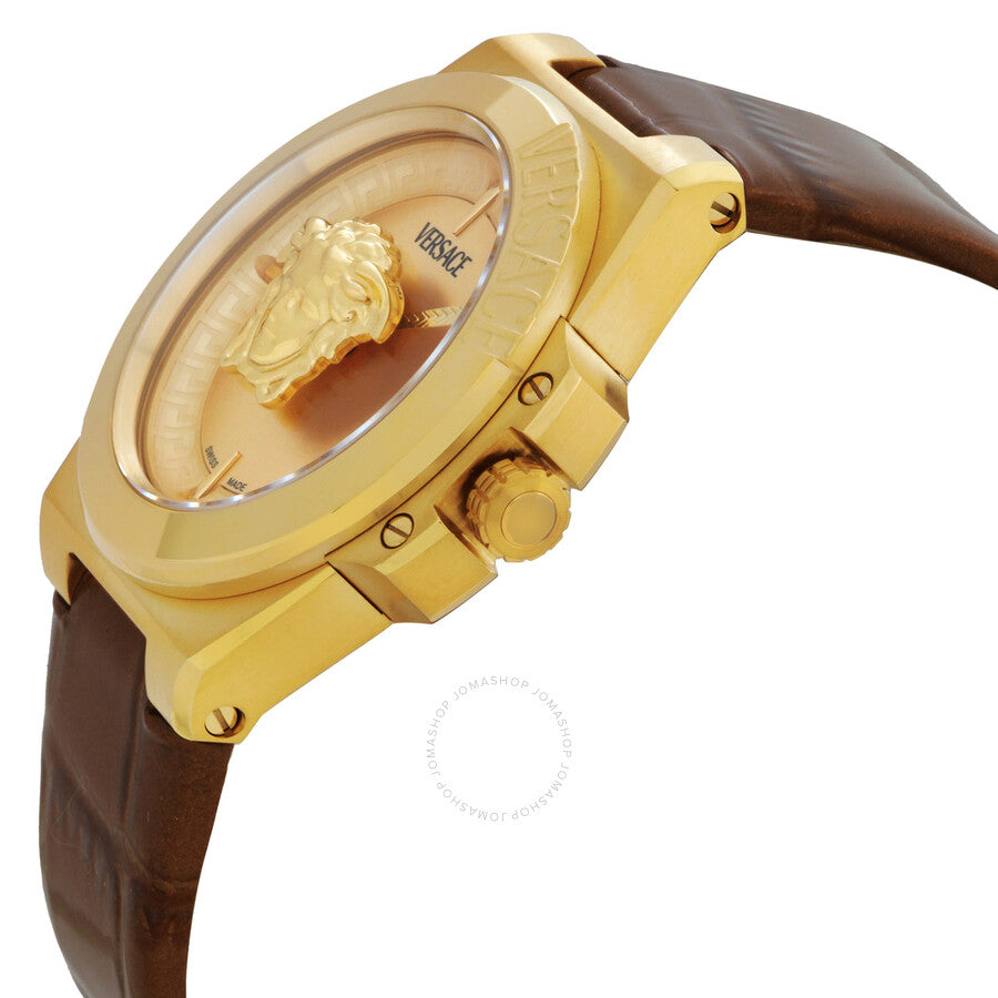 Versace Hera Quartz Gold Dial Ladies Watch VE8D00224