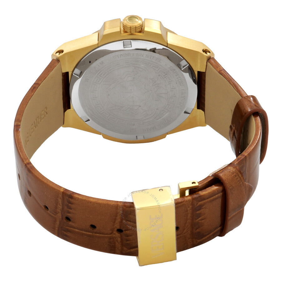 Versace Hera Quartz Gold Dial Ladies Watch VE8D00224