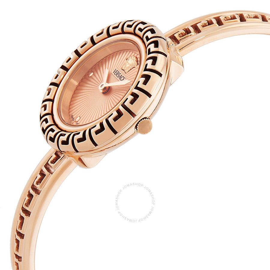 Versace La Greca Quartz Rose Gold Dial Ladies Watch VE8C00424 - Dawson Watches #2