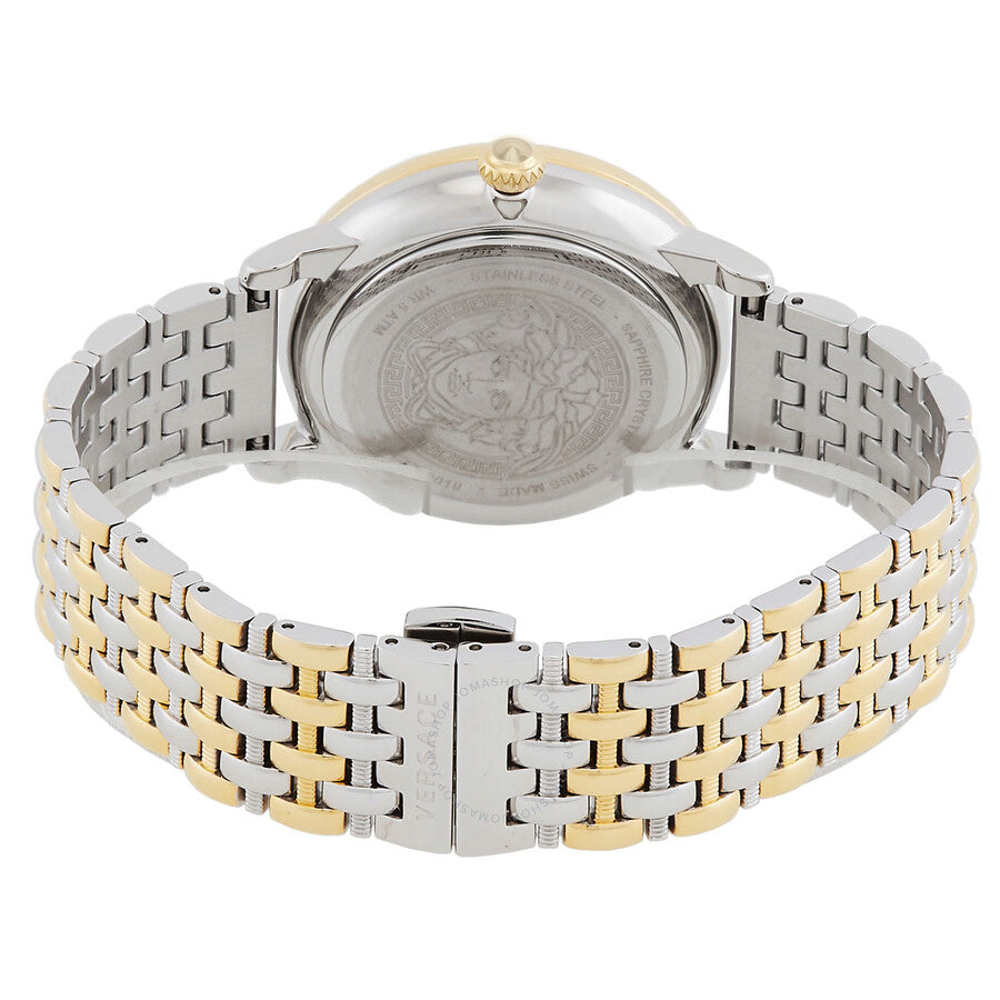 Versace La Medusa Quartz Silver Dial Two-Tone Ladies Watch VE2R00222 - Dawson Watches #3