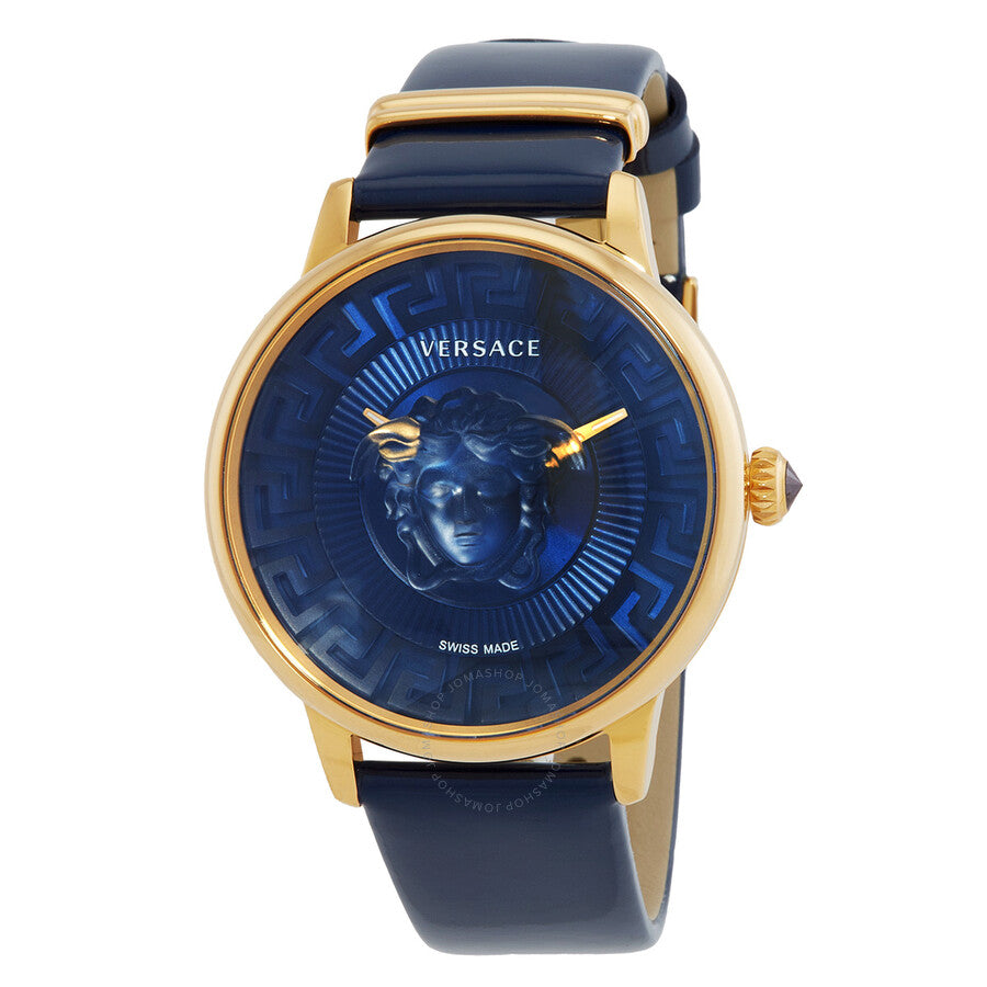 Versace Medusa Alchemy Quartz Blue Dial Ladies Watch VE6F00223 - Dawson Watches