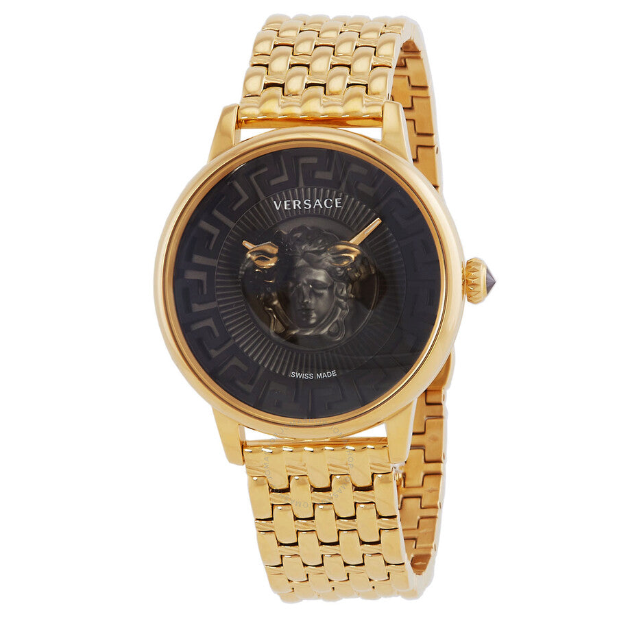 Versace Medusa Quartz Black Dial Ladies Watch VE6F00523 - Dawson Watches