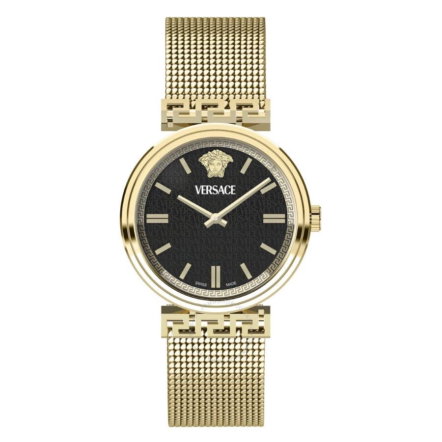 Versace Mythos Quartz Black Dial Ladies Watch VETCA0724 - Dawson Watches