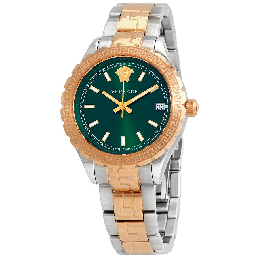 Versace Quartz Green Dial Ladies Watch V1205 0016 - Dawson Watches