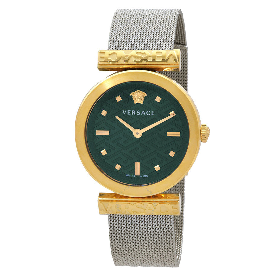 Versace Regalia Quartz Green Dial Ladies Watch VE6J00623 - Dawson Watches