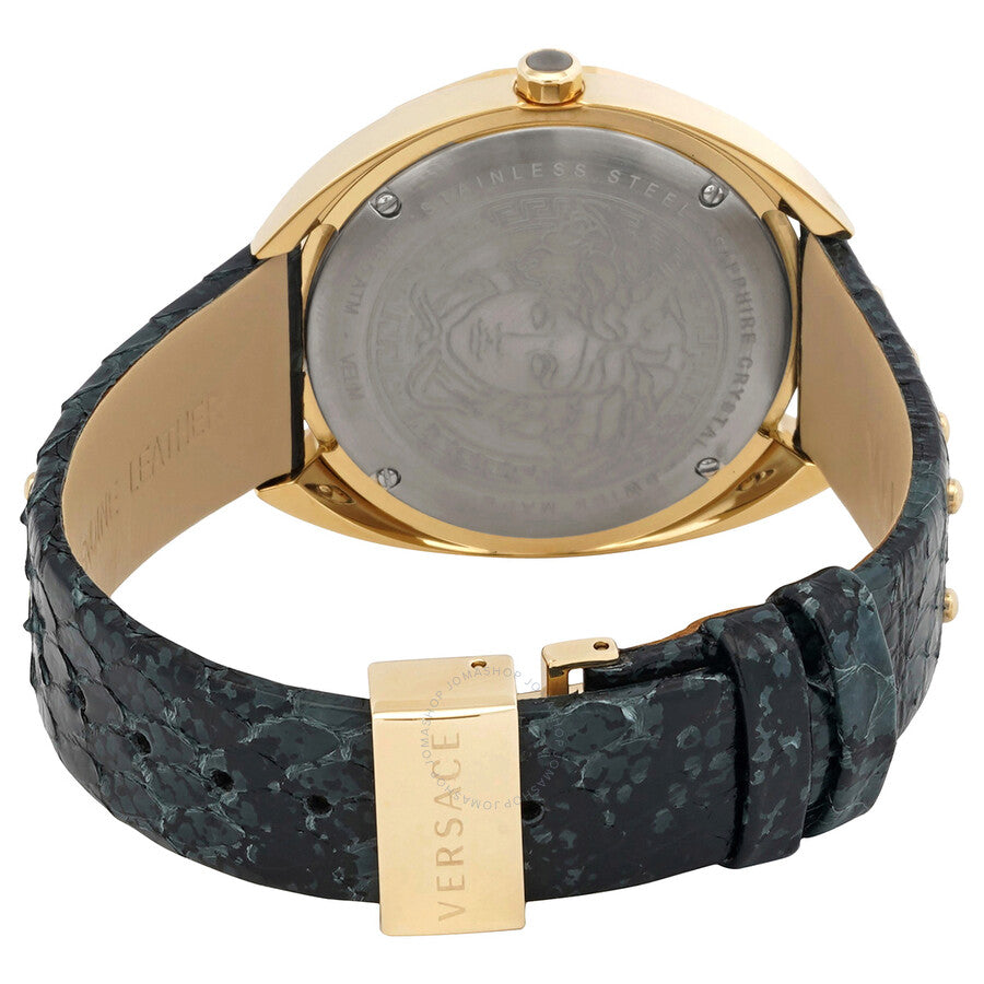 Versace Shadov Quartz Gold Dial Ladies Watch VEBM01118 - Dawson Watches #3