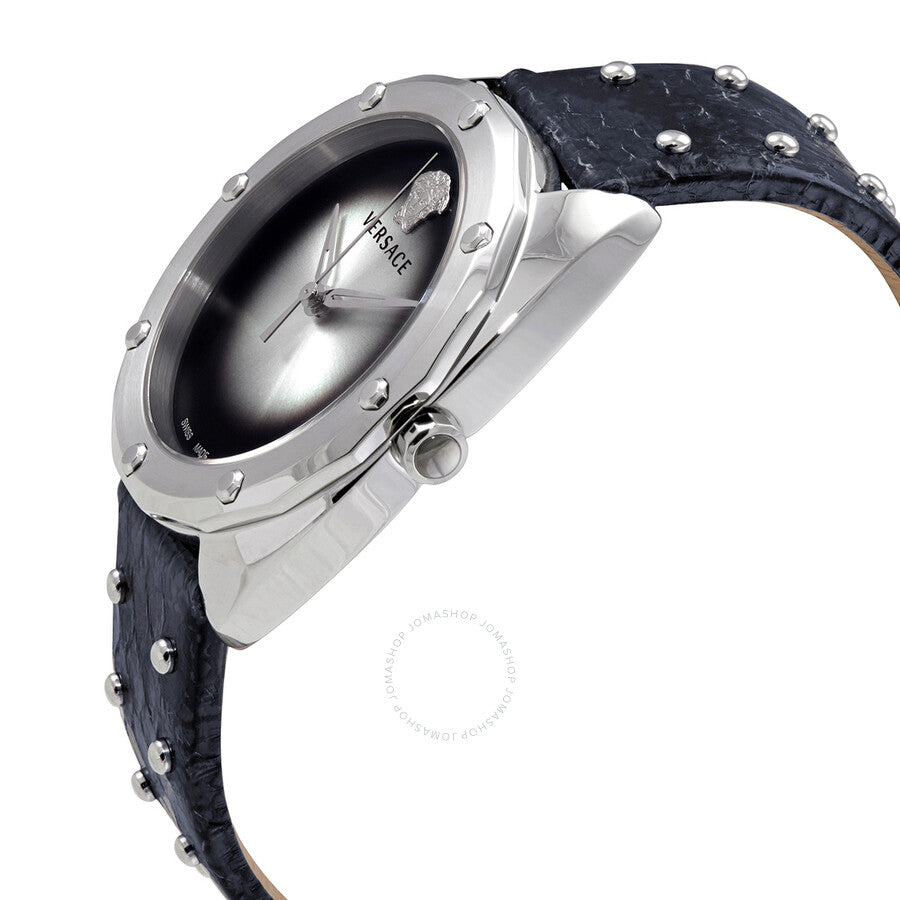 Versace Shadov Quartz Silver / Black Dial Ladies Watch VEBM00118 - Dawson Watches #2