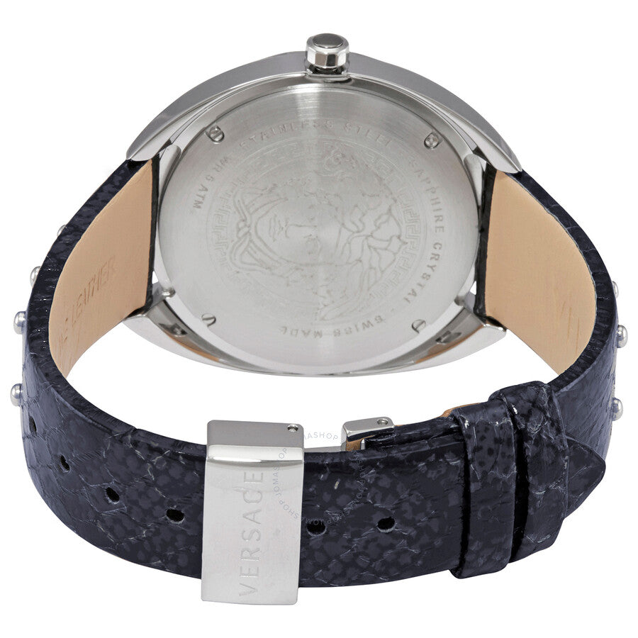 Versace Shadov Quartz Silver / Black Dial Ladies Watch VEBM00118 - Dawson Watches #3