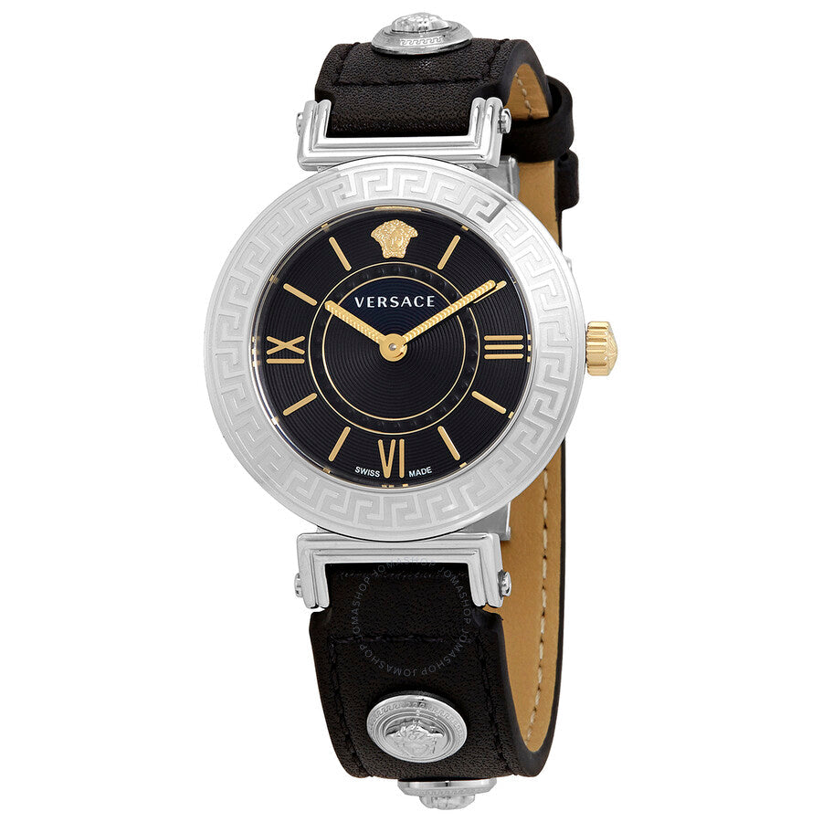 Versace Tribute Quartz Black Dial Ladies Watch VEVG00120 - Dawson Watches