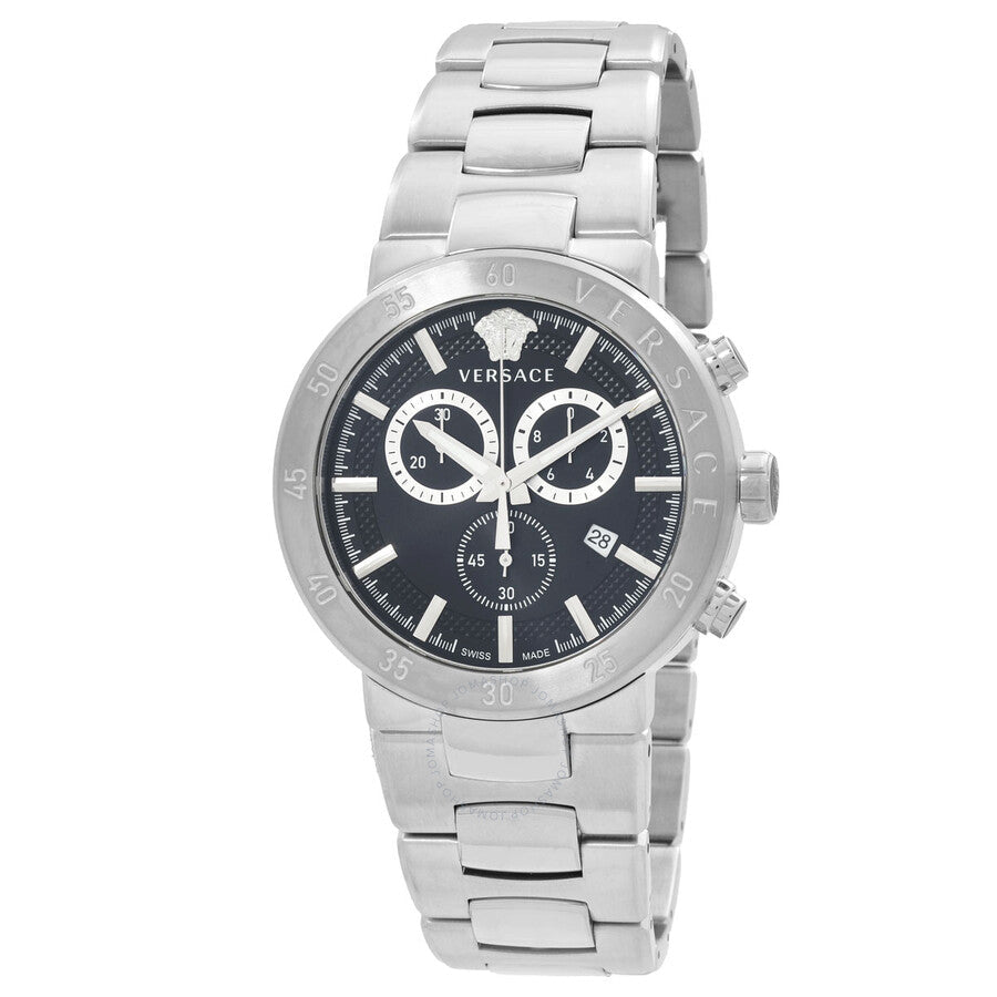 Versace Urban Mystique Chronograph Quartz Black Dial Men's Watch VEPY00520 - Dawson Watches