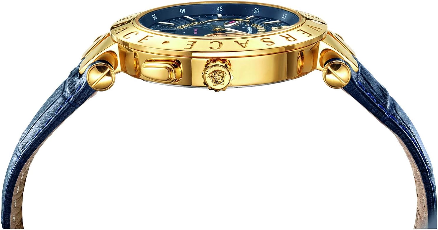 Versace V-Race Quartz Blue Dial Men’s Watch VEBV00219 - Watch
