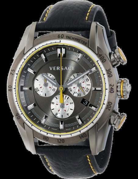 Versace V-Ray Chronograph Grey Dial Men's Watch VDB020014
