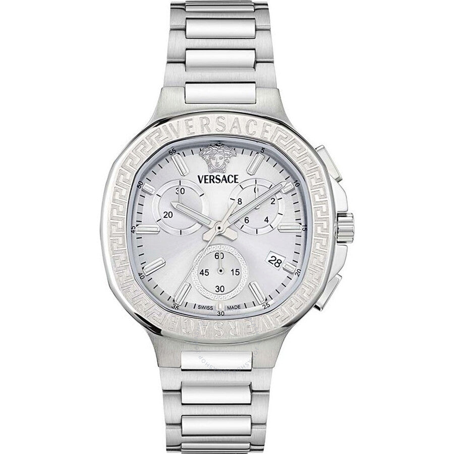 Versace V-Chrono Square Chronograph Quartz Watch VEVCA0424 - Dawson Watches
