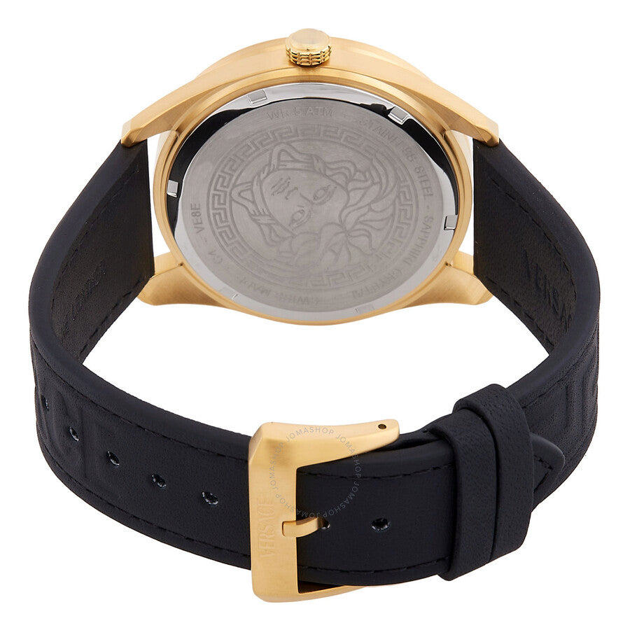 Versace V-Dome Quartz Black Dial Men's Watch VE8E00224 - Dawson Watches #3