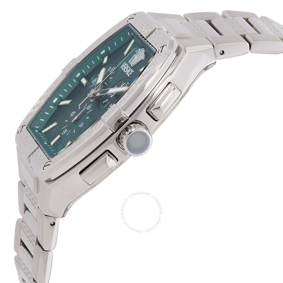 Versace V-Sporty Chronograph Quartz Green Dial Men's Watch VESP00424 - Dawson Watches #2