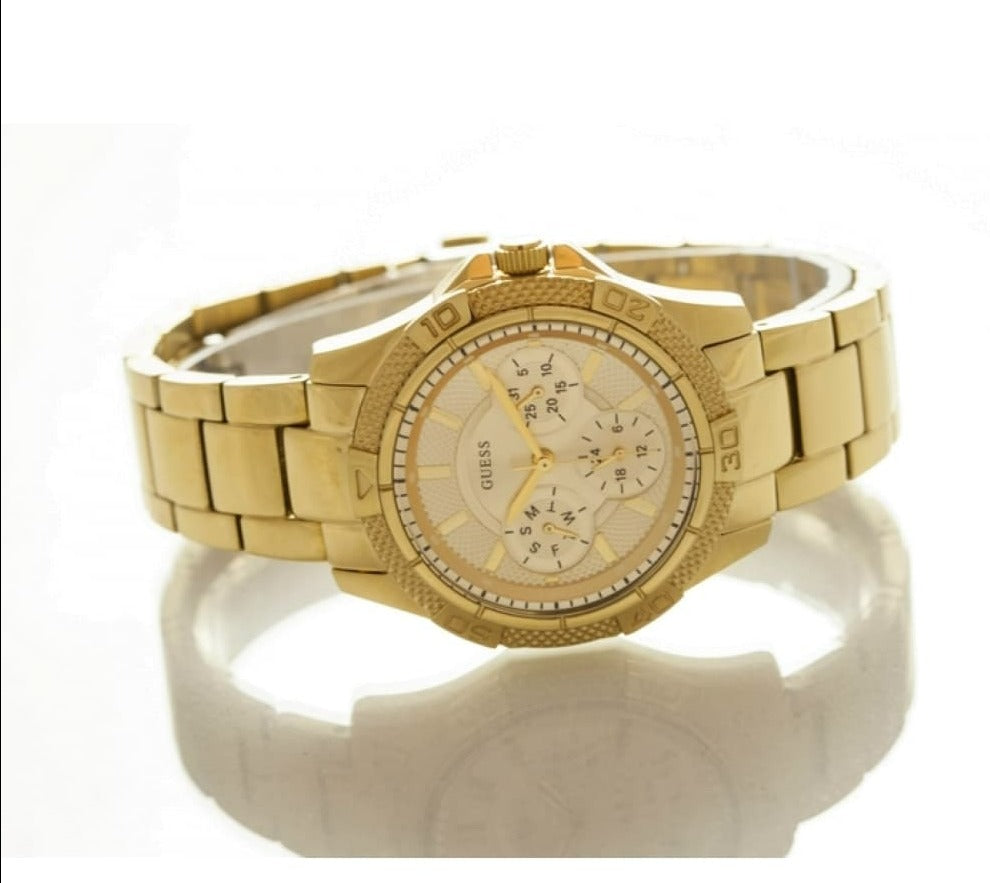 Guess Dynamic Women's Mid-Size Multi Function Gold-Tone Women's Watch W0235L5 - Dawson Watches #2