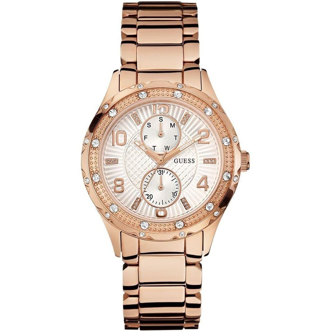 Guess Women's Rose Gold Bracelet Women's Watch  W0442L3 - Dawson Watches