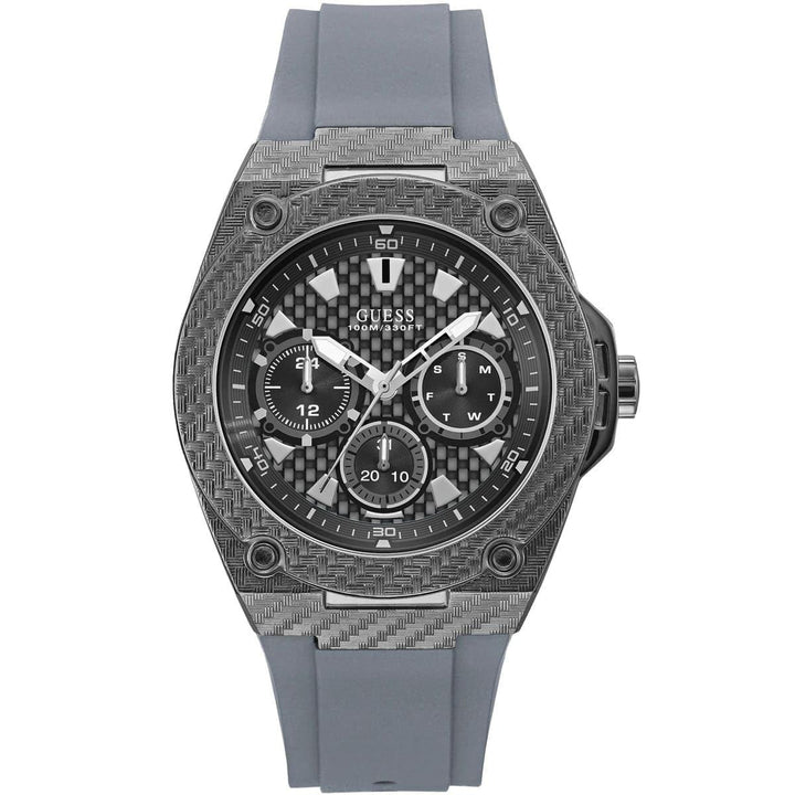 Guess Legacy Multi-Function Blue Dial Gunmetal-plated Men's Watch W1048G1