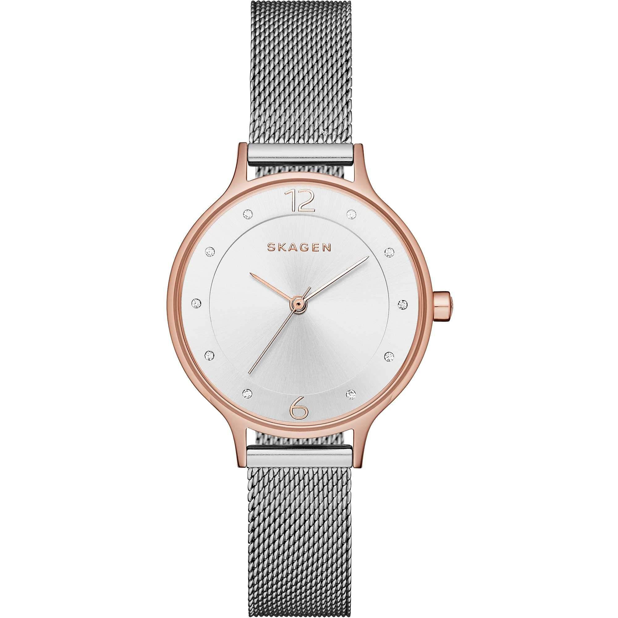 Skagen Anita Silver Stainless Steel Mesh Ladies Watch SKW1069