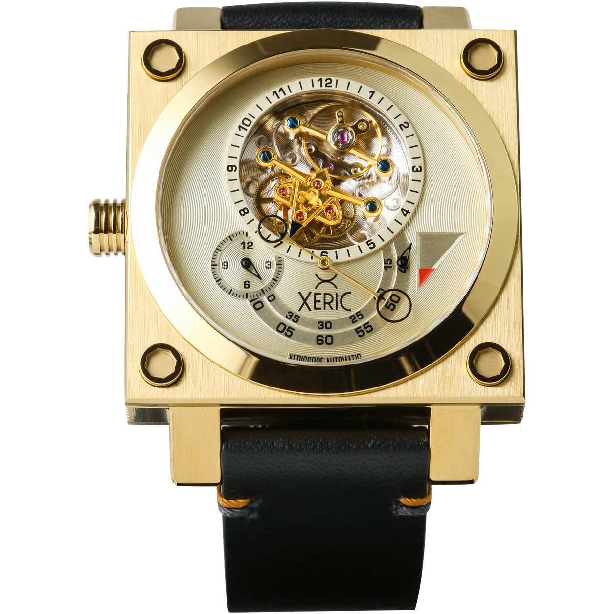 Xeric Xeriscope Squared All Gold Mechanical Watch - Dawson Watches