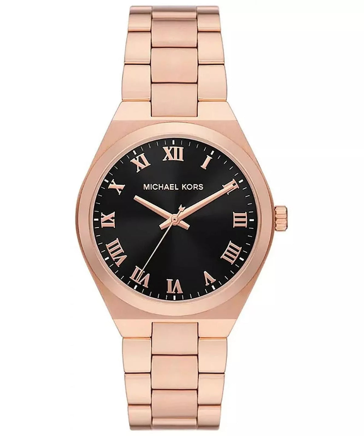 Michael Kors Lennox Three-Hand Rose Gold-Tone Women's Watch - MK7392