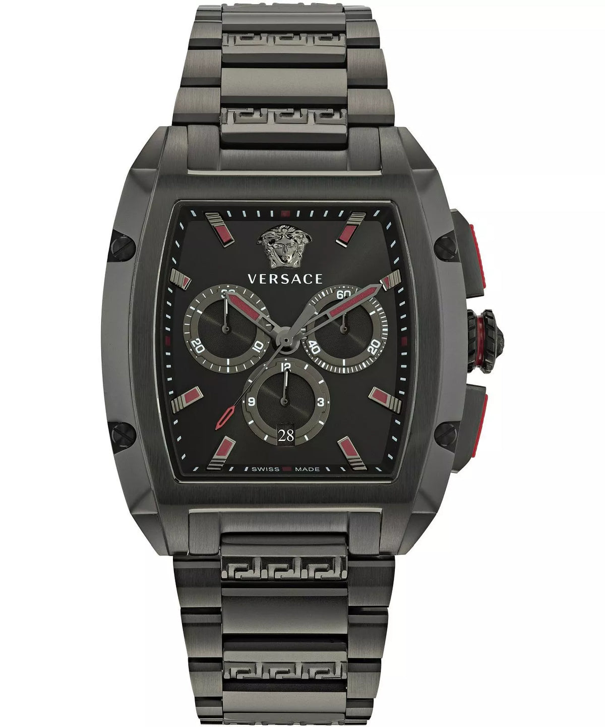 Versace Dominus Chronograph Quartz Black Dial Men's Watch VE6H00623